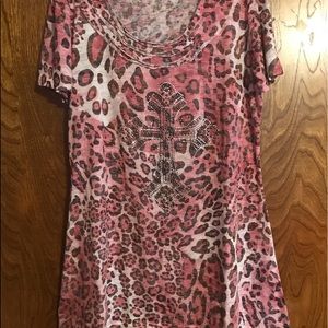 Lady Noiz leopard print top